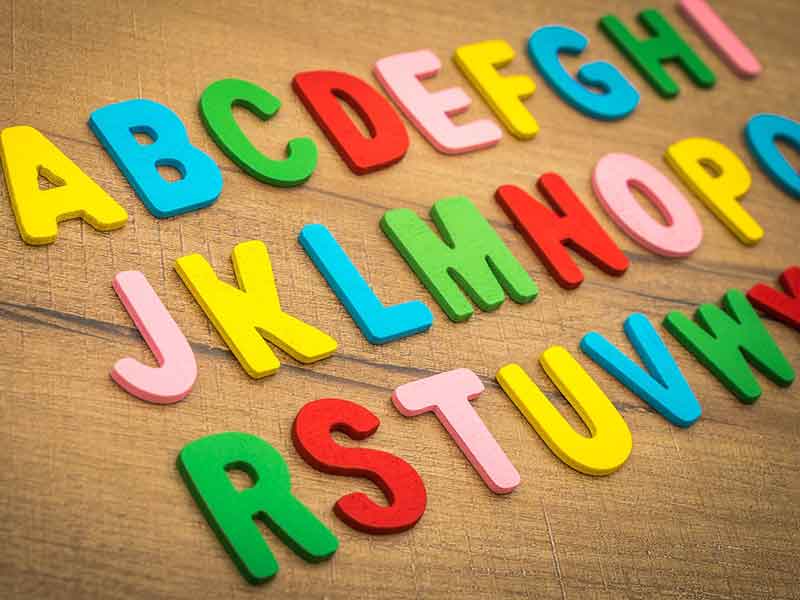 english alphabet